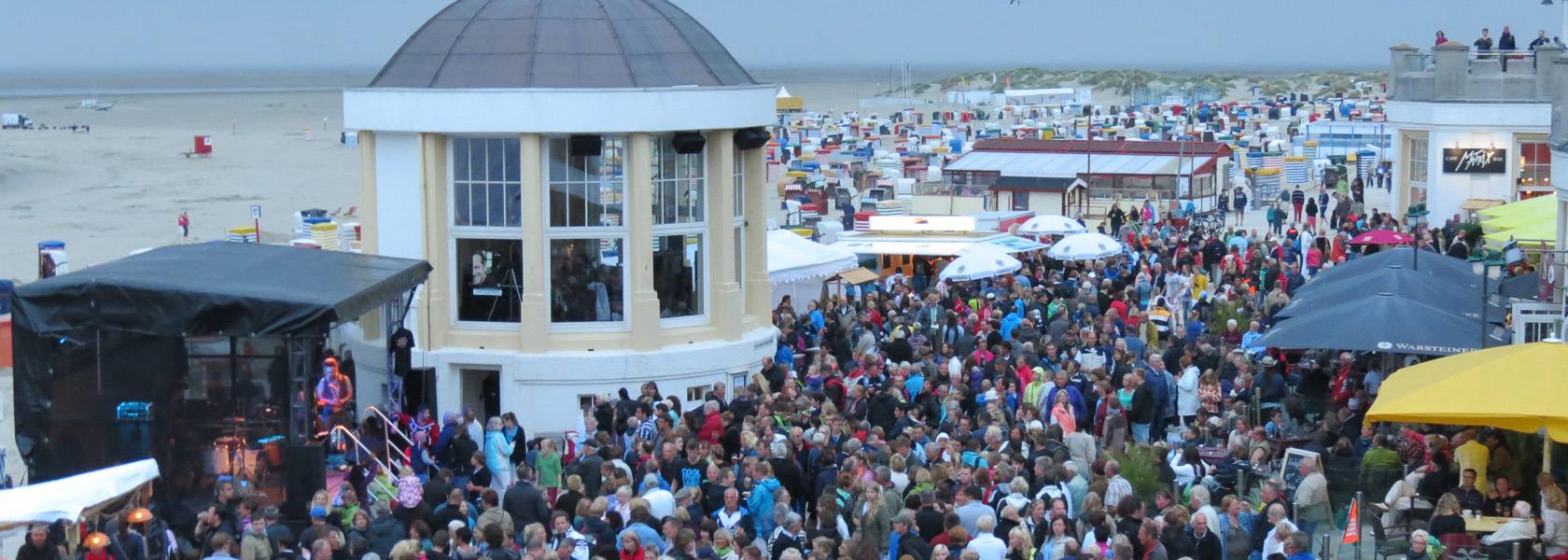 Open Air auf der Borkumer Promenade